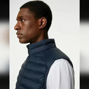 M&S COLLECTIONFeather and Down Gilet with Stormwear™